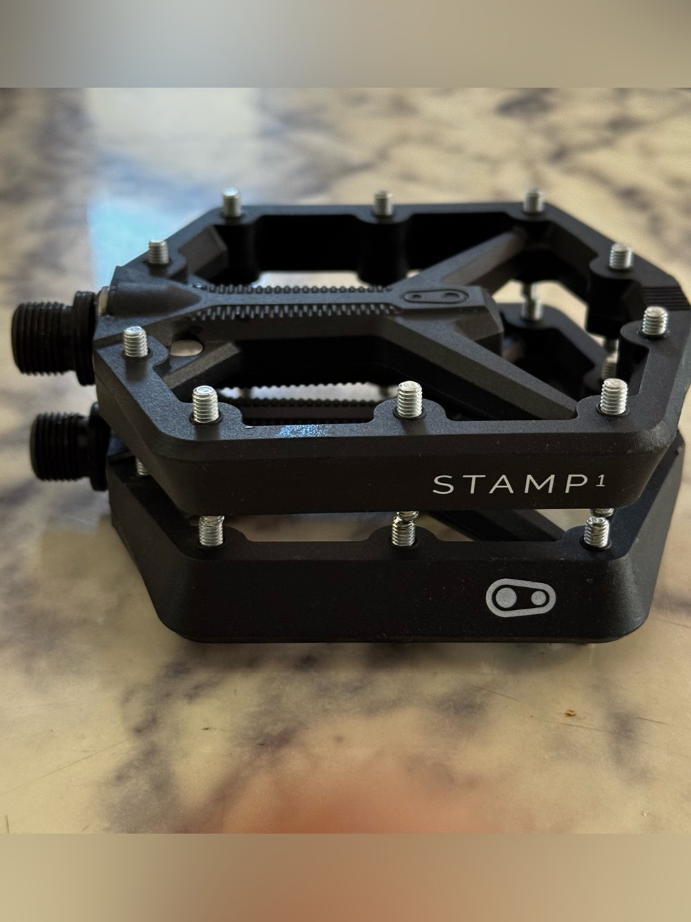 Crank Bros STAMP 1 MTB Pedals (Metal Pins) - sz LARGE